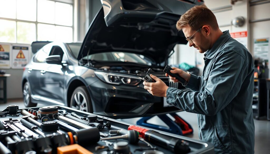 bezpieczna naprawa samochodu