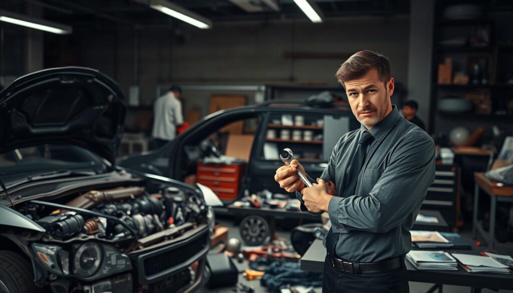 naprawa samochodu nieudana