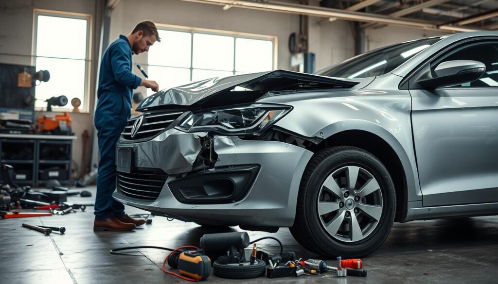 naprawa samochodu po wypadku