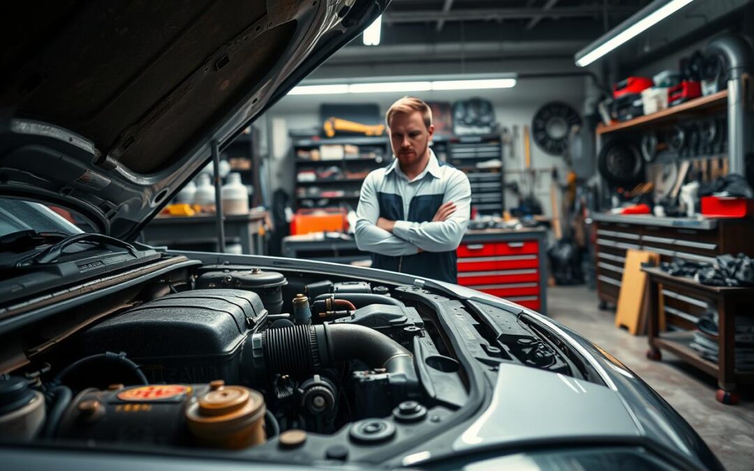 źle wykonana naprawa auta