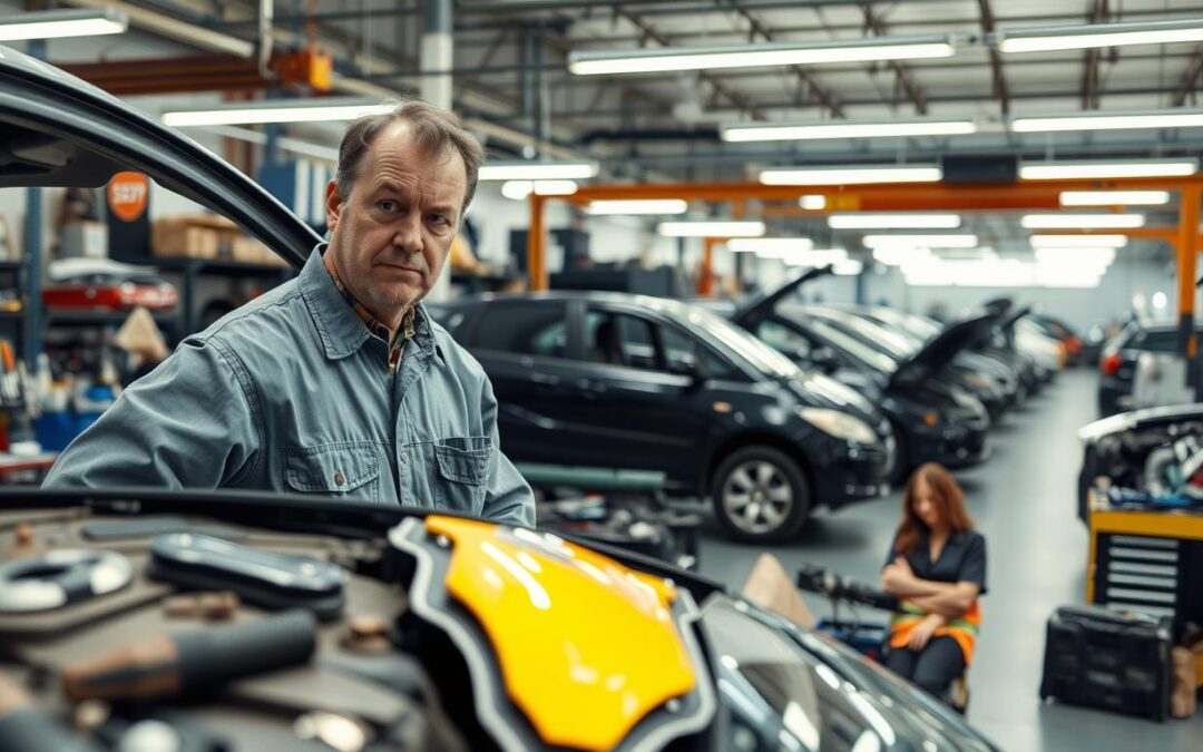 warsztat uszkodził auto podczas naprawy