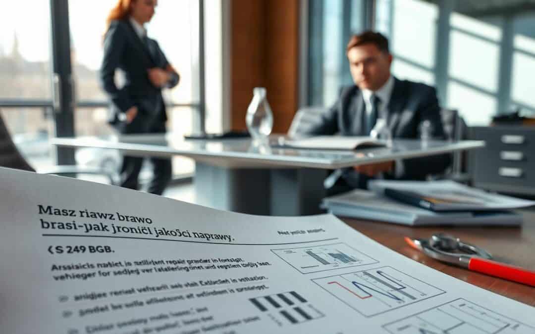 Masz prawo bronić jakości naprawy. § 249 BGB
